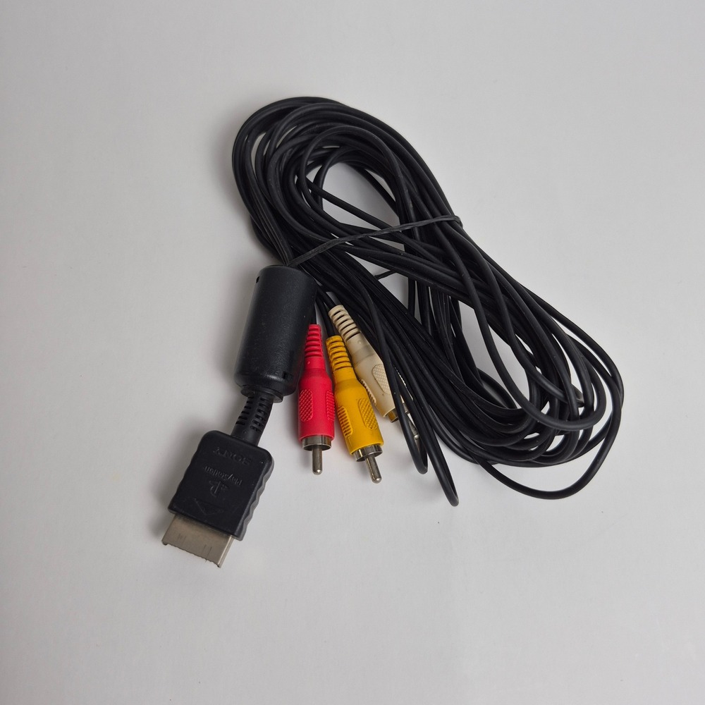 Sony PlayStation AV Cable Composite RCA Audio Video PS1 PS2 PS3 OEM 97 Inch